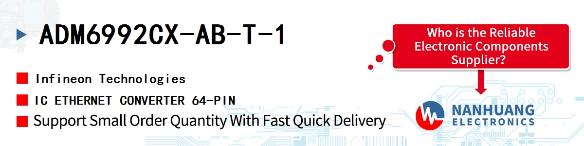 ADM6992CX-AB-T-1 Infineon IC ETHERNET CONVERTER 64-PIN