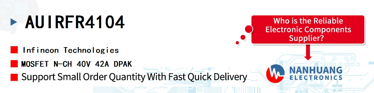 AUIRFR4104 Infineon MOSFET N-CH 40V 42A DPAK