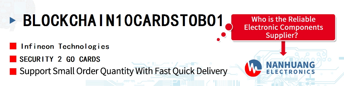 BLOCKCHAIN10CARDSTOBO1 Infineon SECURITY 2 GO CARDS