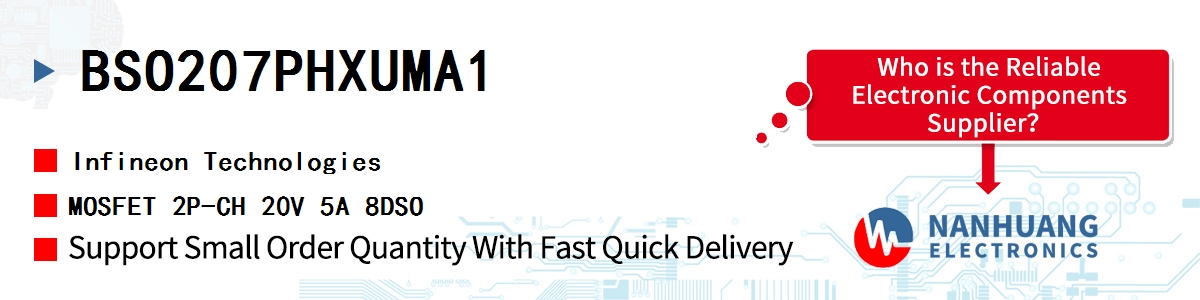 BSO207PHXUMA1 Infineon MOSFET 2P-CH 20V 5A 8DSO