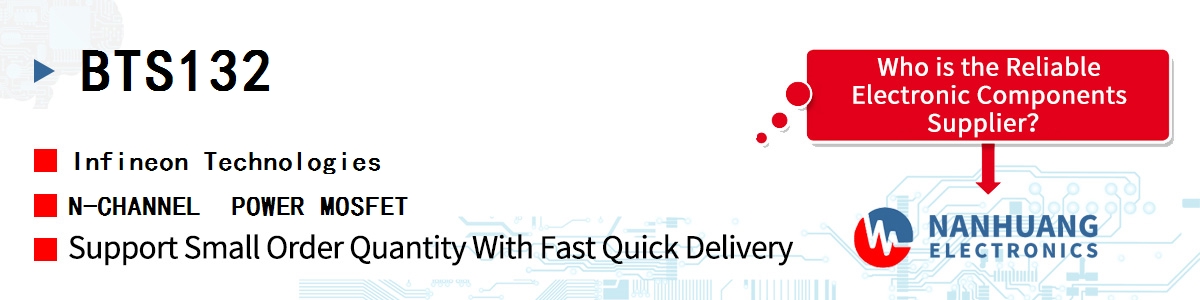 BTS132 Infineon N-CHANNEL  POWER MOSFET