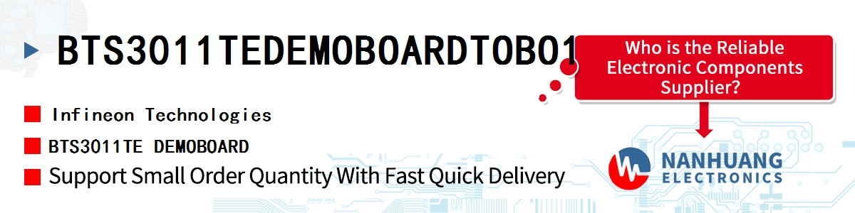 BTS3011TEDEMOBOARDTOBO1 Infineon BTS3011TE DEMOBOARD
