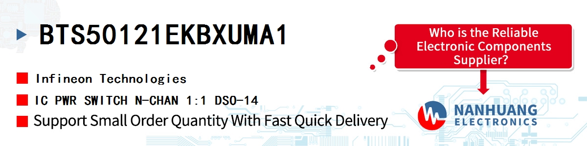 BTS50121EKBXUMA1 Infineon IC PWR SWITCH N-CHAN 1:1 DSO-14