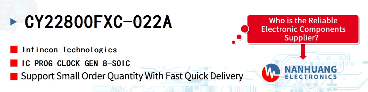 CY22800FXC-022A Infineon IC PROG CLOCK GEN 8-SOIC