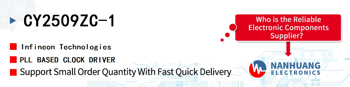 CY2509ZC-1 Infineon PLL BASED CLOCK DRIVER