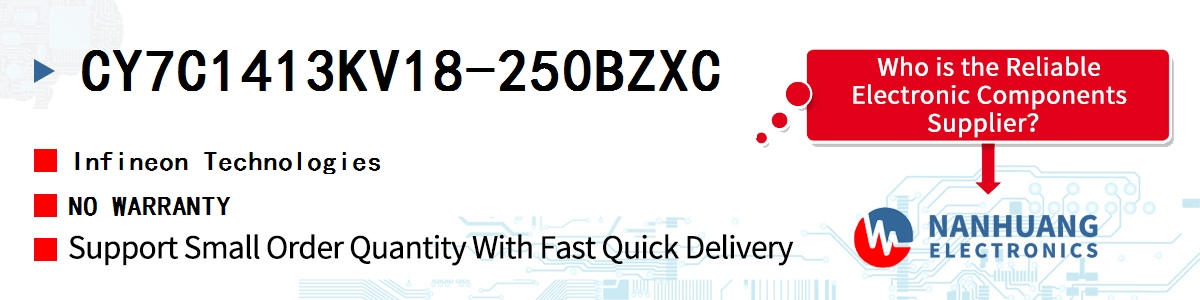 CY7C1413KV18-250BZXC Infineon NO WARRANTY