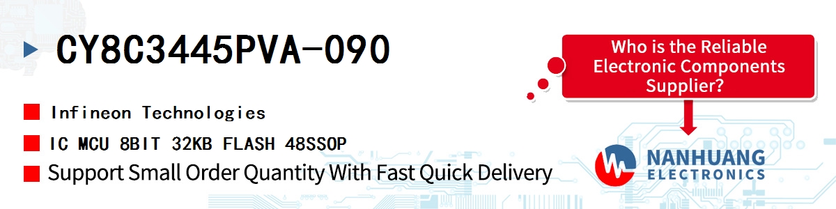 CY8C3445PVA-090 Infineon IC MCU 8BIT 32KB FLASH 48SSOP