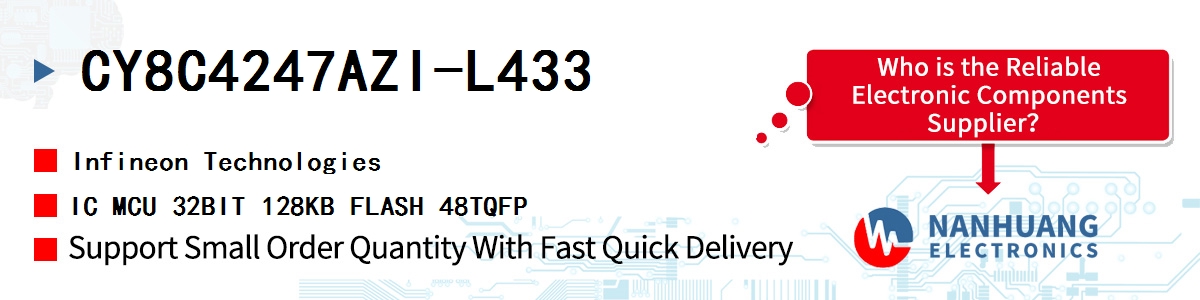 CY8C4247AZI-L433 Infineon IC MCU 32BIT 128KB FLASH 48TQFP