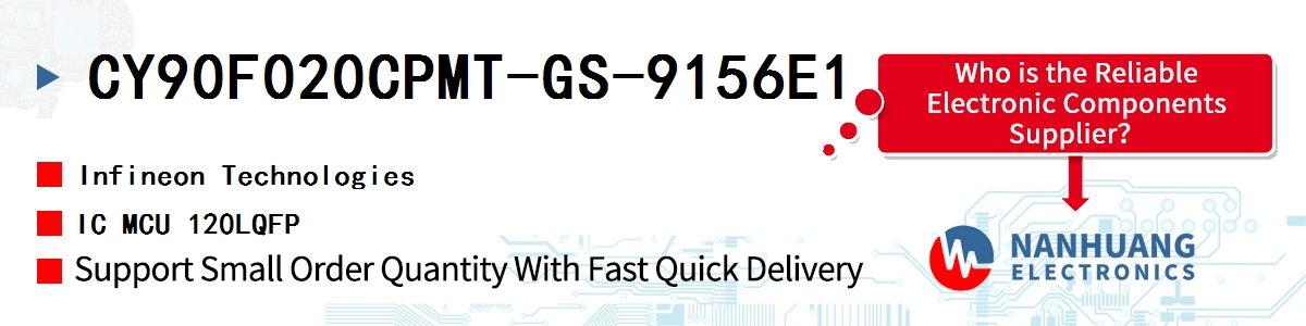 CY90F020CPMT-GS-9156E1 Infineon IC MCU 120LQFP