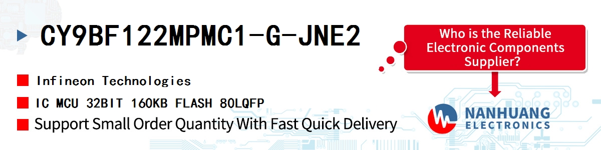 CY9BF122MPMC1-G-JNE2 Infineon IC MCU 32BIT 160KB FLASH 80LQFP
