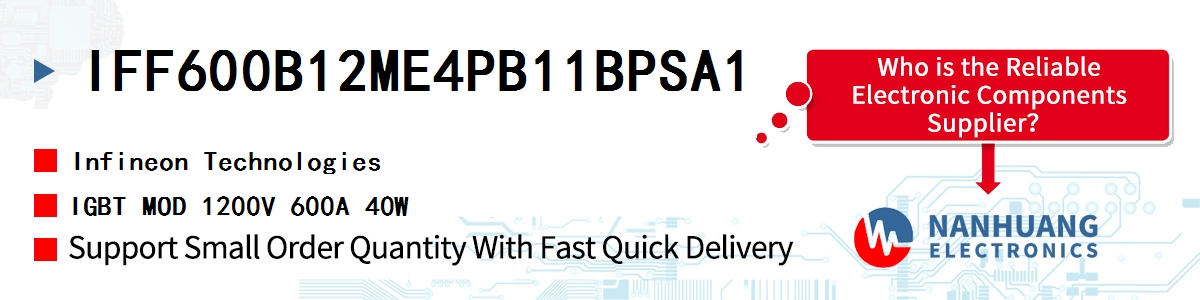 IFF600B12ME4PB11BPSA1 Infineon IGBT MOD 1200V 600A 40W