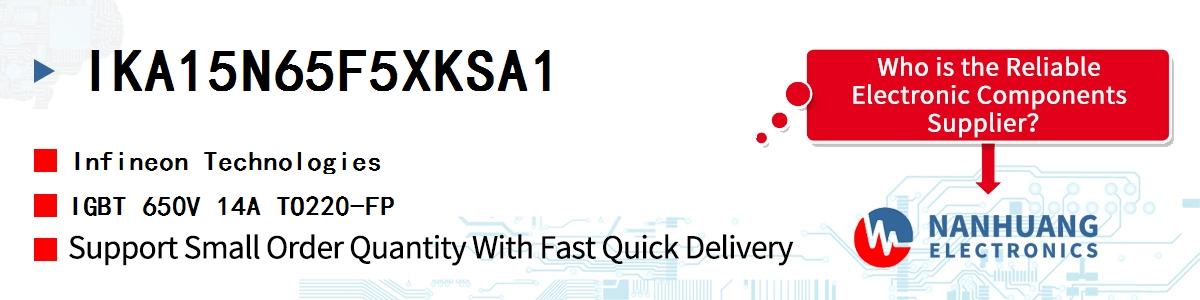 IKA15N65F5XKSA1 Infineon IGBT 650V 14A TO220-FP