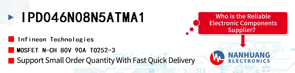IPD046N08N5ATMA1 Infineon MOSFET N-CH 80V 90A TO252-3