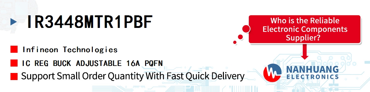 IR3448MTR1PBF Infineon IC REG BUCK ADJUSTABLE 16A PQFN