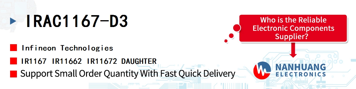 IRAC1167-D3 Infineon IR1167 IR11662 IR11672 DAUGHTER