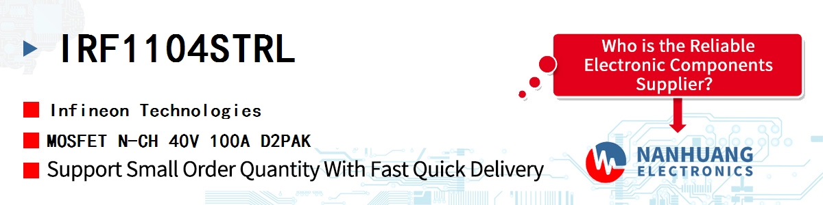 IRF1104STRL Infineon MOSFET N-CH 40V 100A D2PAK