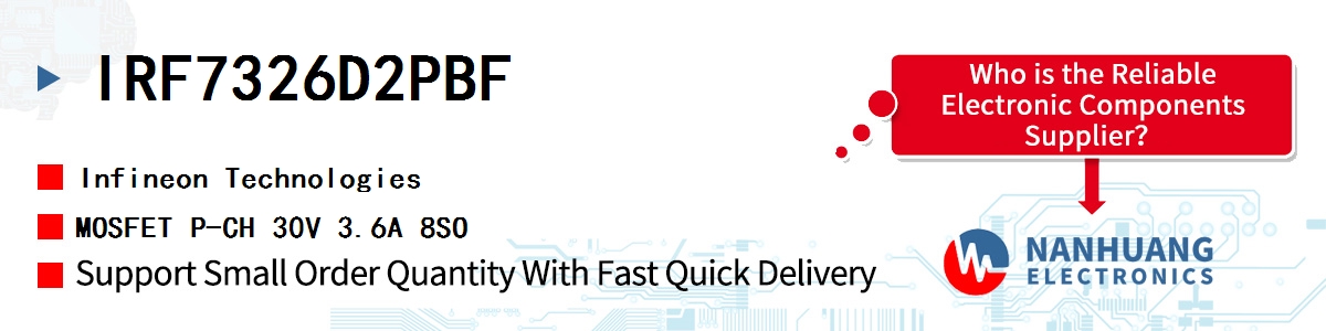 IRF7326D2PBF Infineon MOSFET P-CH 30V 3.6A 8SO