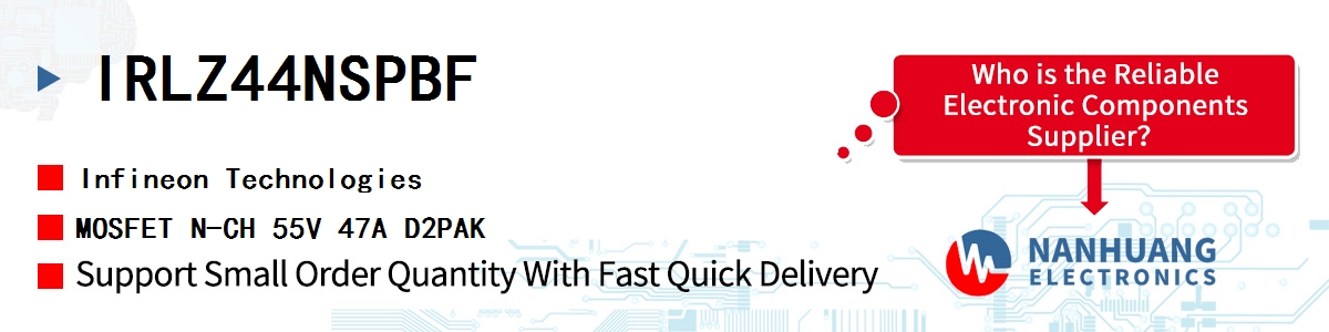 IRLZ44NSPBF Infineon MOSFET N-CH 55V 47A D2PAK