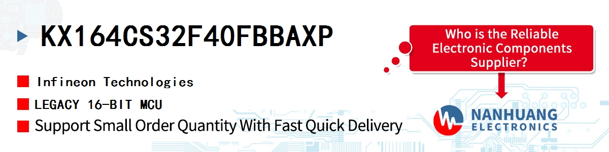 KX164CS32F40FBBAXP Infineon LEGACY 16-BIT MCU