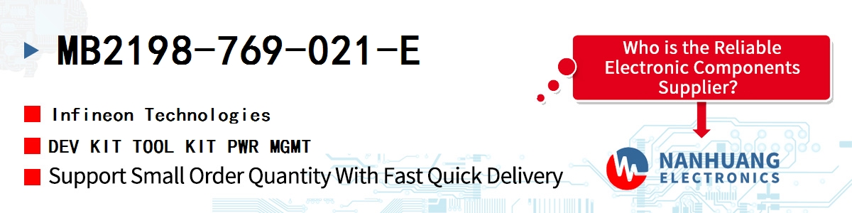 MB2198-769-021-E Infineon DEV KIT TOOL KIT PWR MGMT