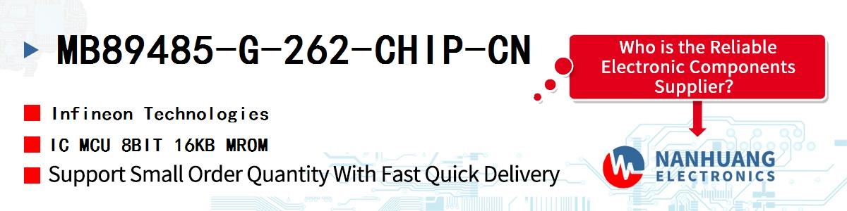 MB89485-G-262-CHIP-CN Infineon IC MCU 8BIT 16KB MROM