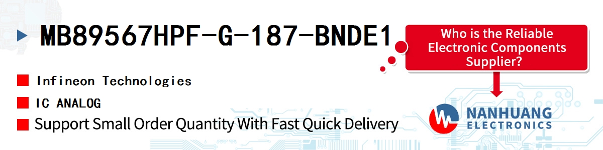 MB89567HPF-G-187-BNDE1 Infineon IC ANALOG