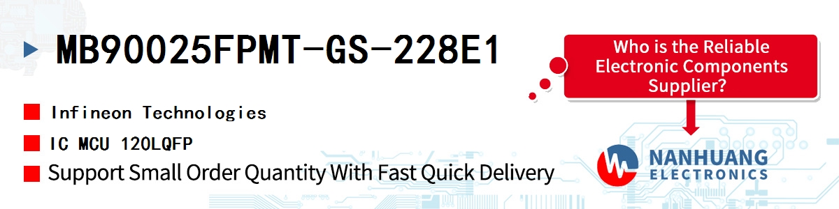 MB90025FPMT-GS-228E1 Infineon IC MCU 120LQFP