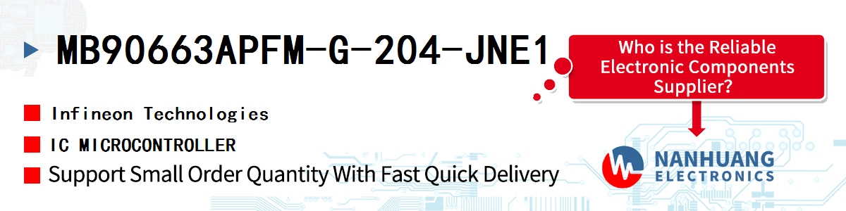 MB90663APFM-G-204-JNE1 Infineon IC MICROCONTROLLER