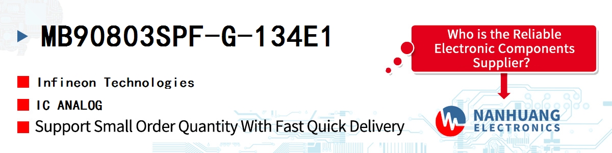 MB90803SPF-G-134E1 Infineon IC ANALOG