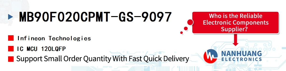 MB90F020CPMT-GS-9097 Infineon IC MCU 120LQFP