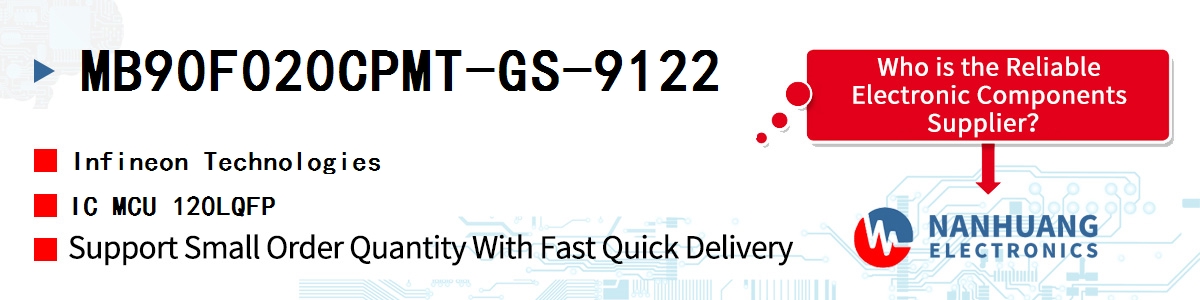 MB90F020CPMT-GS-9122 Infineon IC MCU 120LQFP
