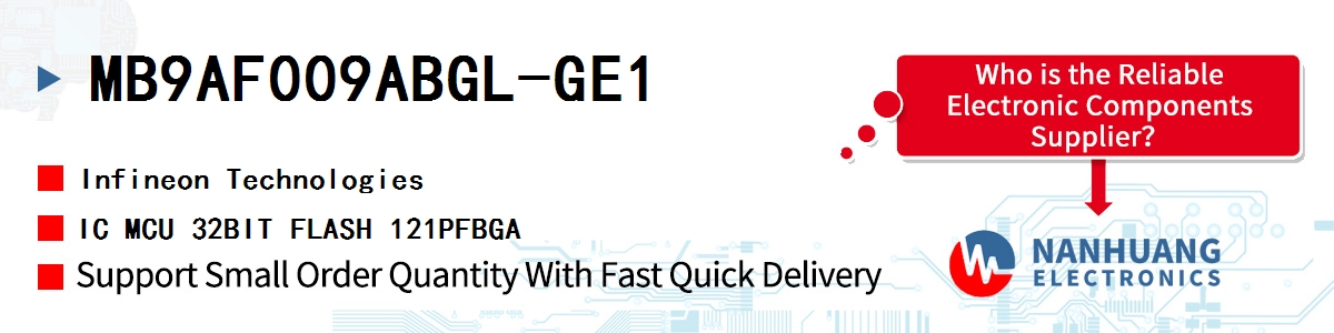 MB9AF009ABGL-GE1 Infineon IC MCU 32BIT FLASH 121PFBGA