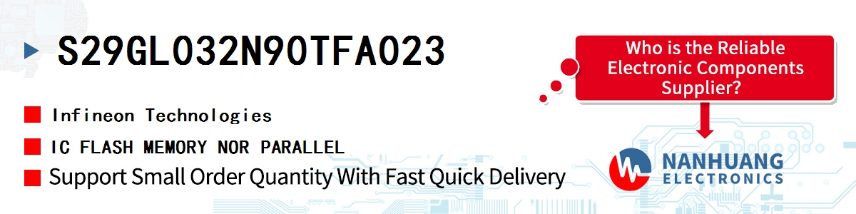 S29GL032N90TFA023 Infineon IC FLASH MEMORY NOR PARALLEL