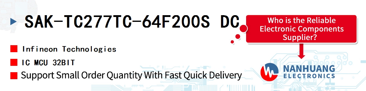 SAK-TC277TC-64F200S DC Infineon IC MCU 32BIT