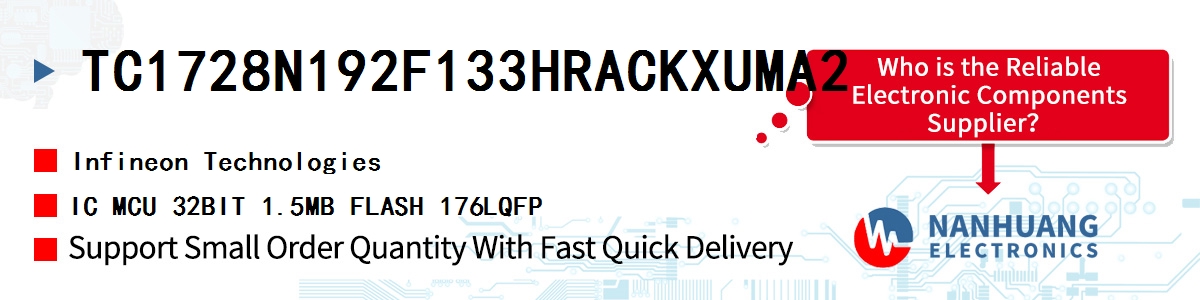 TC1728N192F133HRACKXUMA2 Infineon IC MCU 32BIT 1.5MB FLASH 176LQFP